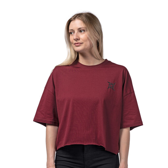 WOMEN'S Ninja Star Oversized Crop T-Shirt, 
